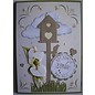 Joy! Crafts, cutting and embossing stencil Birdhouse