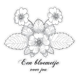 Stempel / Stamp: Transparent Clear stamps, fleur