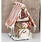 Objekten zum Dekorieren / objects for decorating Bird feeder to decorate, wood - LAST in stock!