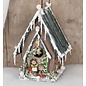 Objekten zum Dekorieren / objects for decorating Bird feeder to decorate, wood - LAST in stock!