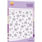 Cart-Us Transparent background stamp, "flowers"