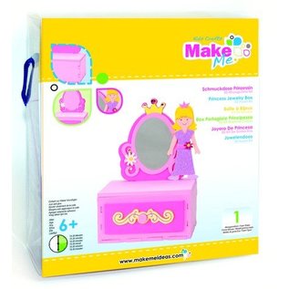 Kinder Bastelsets / Kids Craft Kits Bastelset, KitsforKids Moosg.3D Prinzess.Schmuckdose.