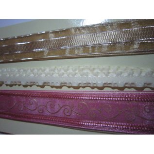 DEKOBAND / RIBBONS / RUBANS ... Vintage 3 decorative ribbons per 1meter
