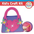 Kinder Bastelsets / Kids Craft Kits Bastelset: Herz Tasche für Kinder - zurück vorrätig!