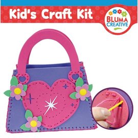 Kinder Bastelsets / Kids Craft Kits Heart bag for kids - back in stock!