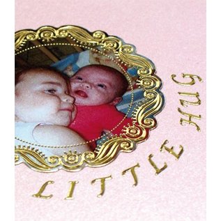 STICKER / AUTOCOLLANT Scrapbook, embossed stickers, decorative frame