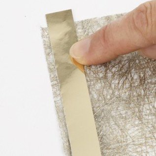 Karten und Scrapbooking Papier, Papier blöcke 1 Blatt Faserpapier, 21x30 cm, gold, 31g