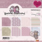 Karten und Scrapbooking Papier, Papier blöcke Yvonne Creations - Paper Pack - Love