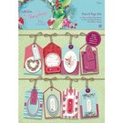 Docrafts / Papermania / Urban Parcel Tags Kit - Met Kerstmis Lucy Cromwell