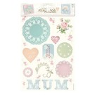 Bilder, 3D Bilder und ausgestanzte Teile usw... Decoupage Medley (2pk) - Vintage Notes - Mor