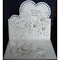 Nellie Snellen Fold cutting and embossing stencil, flower shape for