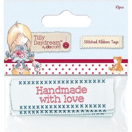 Embellishments / Verzierungen Etichette in nastro cuciti (10) - Tilly Daydream