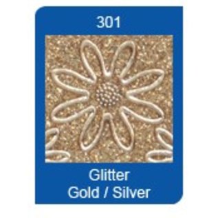 STICKER / AUTOCOLLANT Adesivi Glitter Glitter: argento / oro