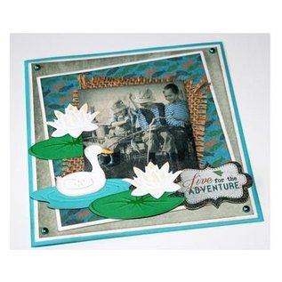 Joy!Crafts / Jeanine´s Art, Hobby Solutions Dies /  Punching template: Duck and water lily