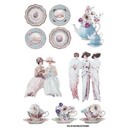 Embellishments / Verzierungen Etiqueta Escena: Tea Party