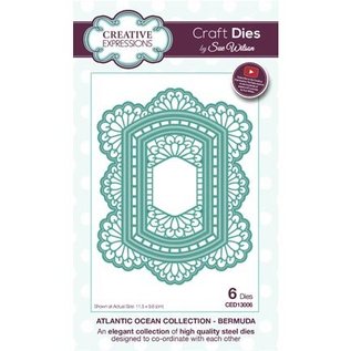 CREATIVE EXPRESSIONS und COUTURE CREATIONS Punching template: The Atlantic Ocean Collection