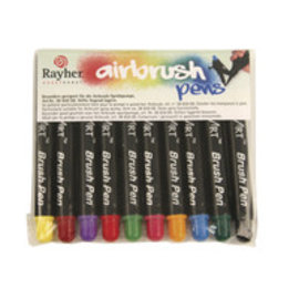 BASTELZUBEHÖR, WERKZEUG UND AUFBEWAHRUNG Air Brush Pens, 10 Stiften