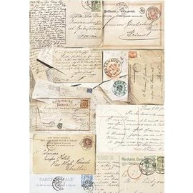 DECOUPAGE AND ACCESSOIRES Silkpaper Postcards von Powertex