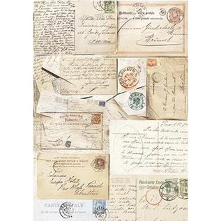 DECOUPAGE AND ACCESSOIRES Silkpaper Cartes postales de Powertex