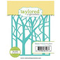 Taylored Expressions Poinçonnage modèle: arbres dans la forêt