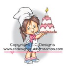 C.C.Designs Gummi Stempel, Baker Nancy