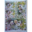 DECOUPAGE AND ACCESSOIRES carta decoupage disegno del fiore