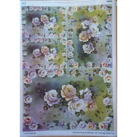 DECOUPAGE AND ACCESSOIRES Decoupage papir Flower Design