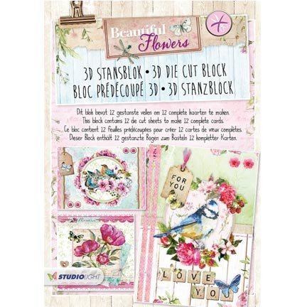 PRE-CUT BLOCK for kort, scrapbog og meget mere!