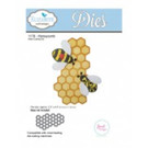 Elisabeth Craft Dies , By Lene, Lawn Fawn Stamping and embossing template: 1 Honeycomb