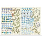 BLUMEN (MINI) UND ACCESOIRES Twin Pack flowerart, bleu, petit