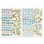 BLUMEN (MINI) UND ACCESOIRES Twin Pack flowerart, azul, pequeña