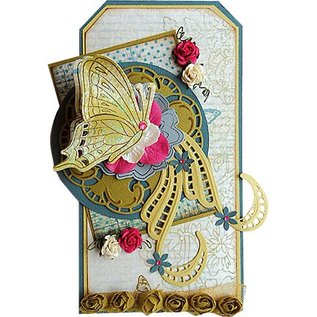 Marianne Design Plantilla de corte y estampado + sellos: mariposas