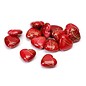 Embellishments / Verzierungen Hearts, red, 1.5 cm, 24pcs in one bag plastic.