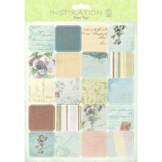 Embellishments / Verzierungen Paper Tags, Motiv 08