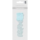 Embellishments / Verzierungen Papierbordüre, "light blue", 16 mm, self-adhesive, 200 cm