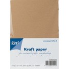 Karten und Scrapbooking Papier, Papier blöcke Kraftpapier, A4, 300gr, 25 vel