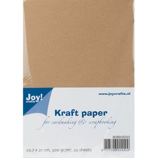 Karten und Scrapbooking Papier, Papier blöcke Papier Kraft, A4, 300gr, 25 feuilles