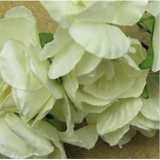 BLUMEN (MINI) UND ACCESOIRES Bouquets de fleurs, blanc, look vintage