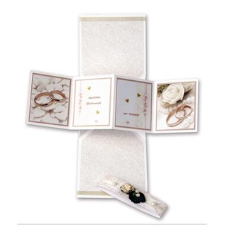 BASTELSETS / CRAFT KITS Jeu de cartes pliantes mariage