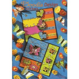 Bücher, Zeitschriften und CD / Magazines A5 Werkboek: Doodle ontwerp Stickers