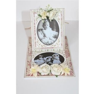 Cutting and embossing stencils: Vintage frame, oval