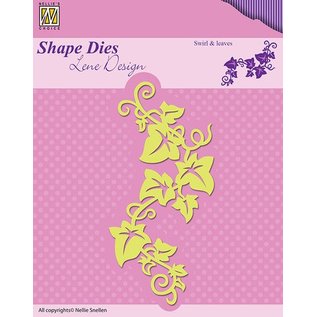 Nellie Snellen Punching and embossing templates: Swirls & Leafes