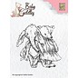 Nellie Snellen Transparent Stempel, Baby Cuddles Baby, friends