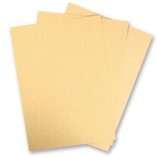 Karten und Scrapbooking Papier, Papier blöcke 5 feuilles de carton métallique, ivoire