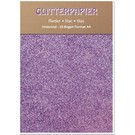 Karten und Scrapbooking Papier, Papier blöcke Glitter pap, iriserende, 10 ark, Lilac