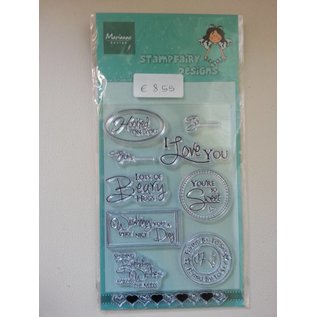 Stempel / Stamp: Transparent Transparent stamp, text: Wishes in English