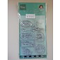 Stempel / Stamp: Transparent Cachet transparent, texte: souhaits en anglais