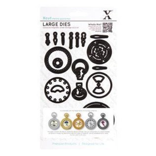 Docrafts / X-Cut Docrafts / X-Cut, cutt y relieve Stencil: Chronology Collection