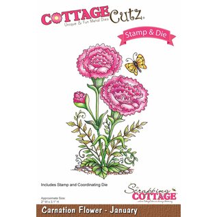 Cottage Cutz NEU Stanzschablone + Stempel: Flower