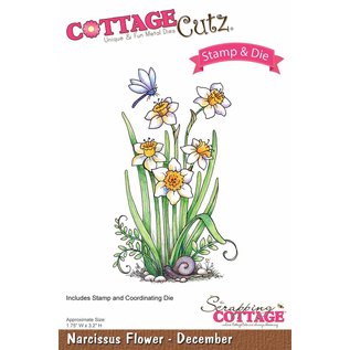 Cottage Cutz NEW stempling sjablong stempel +: Flower